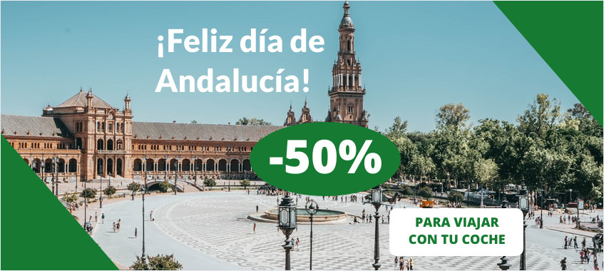 Imagen de -50% para celebrar el día de Andalucía